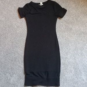 Black stretch dress